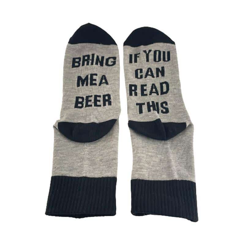 "Bring me a beer" Socken in Einheitsgröße