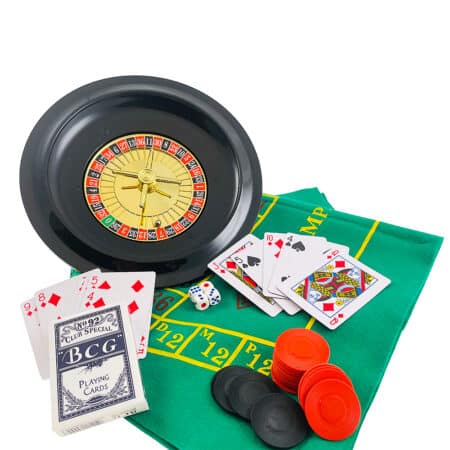 5-in-1-Casinospielpaket (Roulette, Poker, Blackjack, Craps, Poker, würfel)