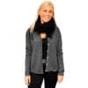Strickjacke aus Pashmina-Wolle - dunkelgrau (100% Kaschmir)