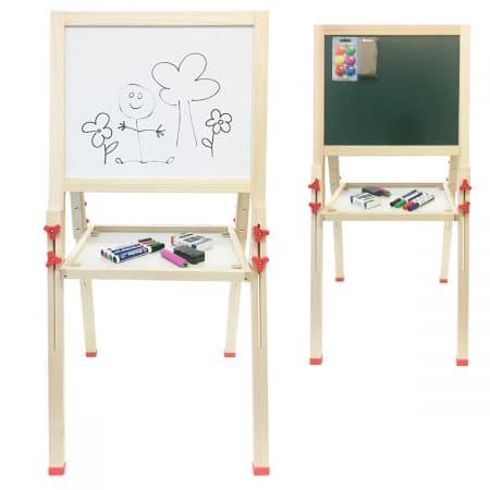 Zeichenbrett - magnetisches Whiteboard und Kreidetafel