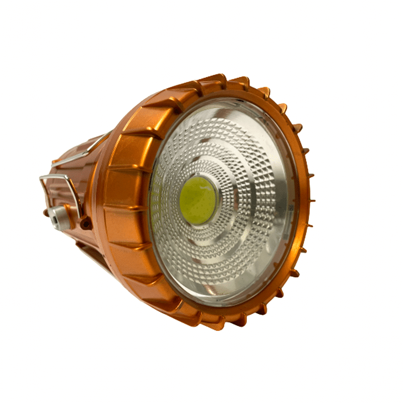 LED-Campinglampe mit Akku - geladen über Solarzellen