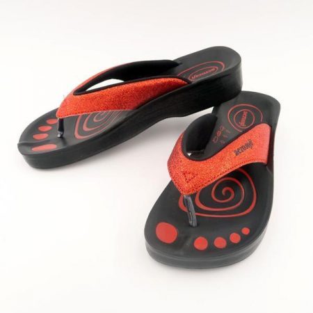 Sandaler Aerosoft model A0825 m. glimmer (Red)