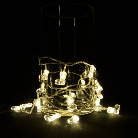 LED-Lichterkette mit Weihnachtsstiefeln (4 Meter)