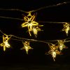 LED-Lichterkette mit goldenen Sternen (3,5 Meter)