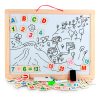 Zeichenbrett - magnetisches Whiteboard und Kreidetafel