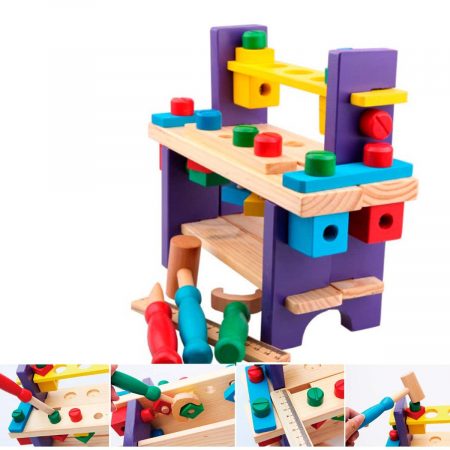 Werkbank aus Holz