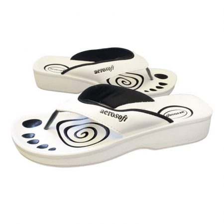 Sandalen Aerosoft Modell 801 (Weiß / Weiß)