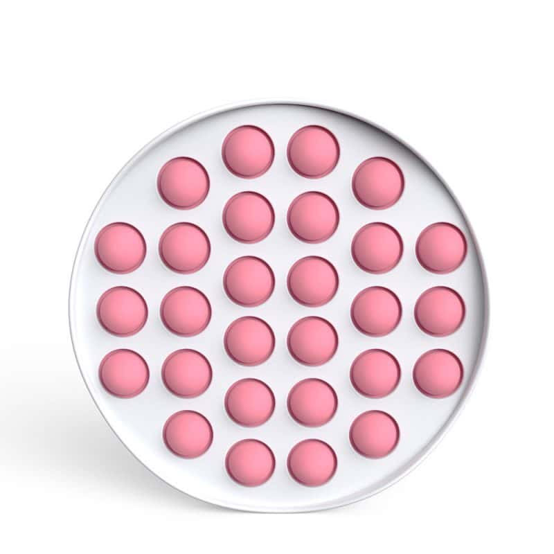 Fidget Toys - Pop It Bubbles - Weißer Kreis (Mehre Farben verfübar)