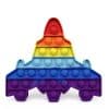 Fidget Toys - Pop It - Flugzeug Regenbogen