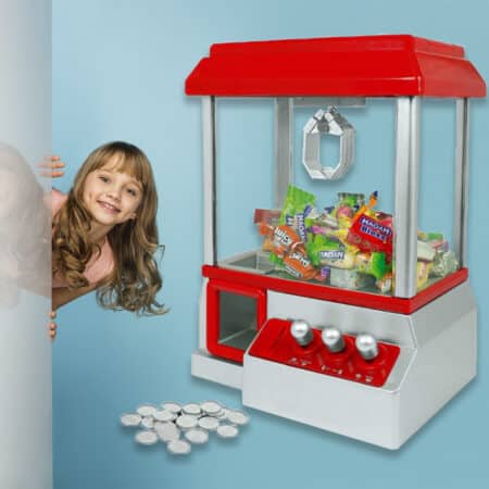 Süßigkeiten-Automat mit Greifklaue, Licht & Sound - Candy Grabber