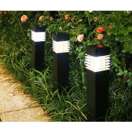 Solarlampe mit Erdspieß für den Garten, 4 Stk.