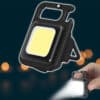 Schlüsselanhänger COB-LED-Taschenlampe - wiederaufladbar - 3 Leuchtmodi