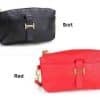 Modische Clutch aus echtem Leder