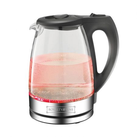 Wasserkocher aus Glas mit Licht von Royalty Line
