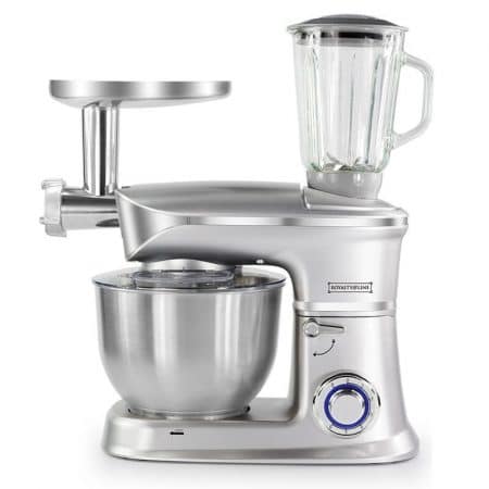 Küchenmaschine 3-in-1 1900 Watt (Mixer, Fleischwolf und mehr)